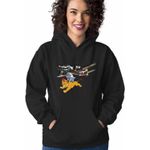 Fashion, accesorii si bijuterii - Femei - Imbracaminte femei - Hanorace femei - Hanorac Femei Bombardiro Crocodilo Garda Felina Meme, negru, marime S - Infinity.ro