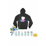 Fashion, accesorii si bijuterii - Femei - Imbracaminte femei - Hanorace femei - Hanorac Femei Oaia Suzy Purcelusa Peppa Pig, negru, marime S - Infinity.ro