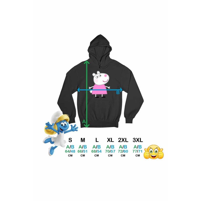 Fashion, accesorii si bijuterii - Femei - Imbracaminte femei - Hanorace femei - Hanorac Femei Oaia Suzy Purcelusa Peppa Pig, negru, marime S - Infinity.ro
