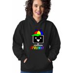 Fashion, accesorii si bijuterii - Femei - Imbracaminte femei - Hanorace femei - Hanorac Femei Sprunki MrFun Music Game, negru, marime S - Infinity.ro