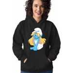 Fashion, accesorii si bijuterii - Femei - Imbracaminte femei - Hanorace femei - Hanorac Femei Strumfita Dans Strumfii Strumpfita, negru, marime S - Infinity.ro