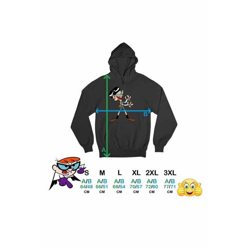 Fashion, accesorii si bijuterii - Femei - Imbracaminte femei - Hanorace femei - Hanorac Femei Laboratorul lui Dexter Mandark Geniu Nebun, negru, marime S - Infinity.ro