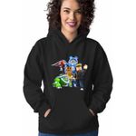Fashion, accesorii si bijuterii - Femei - Imbracaminte femei - Hanorace femei - Hanorac Femei Robogobo Roblox Gamer, negru, marime S - Infinity.ro