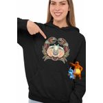 Fashion, accesorii si bijuterii - Femei - Imbracaminte femei - Hanorace femei - Hanorac Femei Rac Zodiac Horoscop Cancer Mandala Astrologie, negru, marime S - Infinity.ro