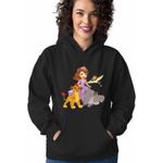 Fashion, accesorii si bijuterii - Femei - Imbracaminte femei - Hanorace femei - Hanorac Femei Garda Felina Sofia Beshte Ono, negru, marime S - Infinity.ro