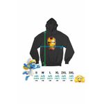 Fashion, accesorii si bijuterii - Femei - Imbracaminte femei - Hanorace femei - Hanorac Femei Iron Man Casca, negru, marime S - Infinity.ro