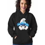 Fashion, accesorii si bijuterii - Femei - Imbracaminte femei - Hanorace femei - Hanorac Femei Bebe Strumf Strunf, negru, marime S - Infinity.ro
