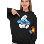 Fashion, accesorii si bijuterii - Femei - Imbracaminte femei - Hanorace femei - Hanorac Femei Bebe Strumf Strunf, negru, marime S - Infinity.ro