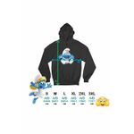 Fashion, accesorii si bijuterii - Femei - Imbracaminte femei - Hanorace femei - Hanorac Femei Bebe Strumf Strunf, negru, marime S - Infinity.ro