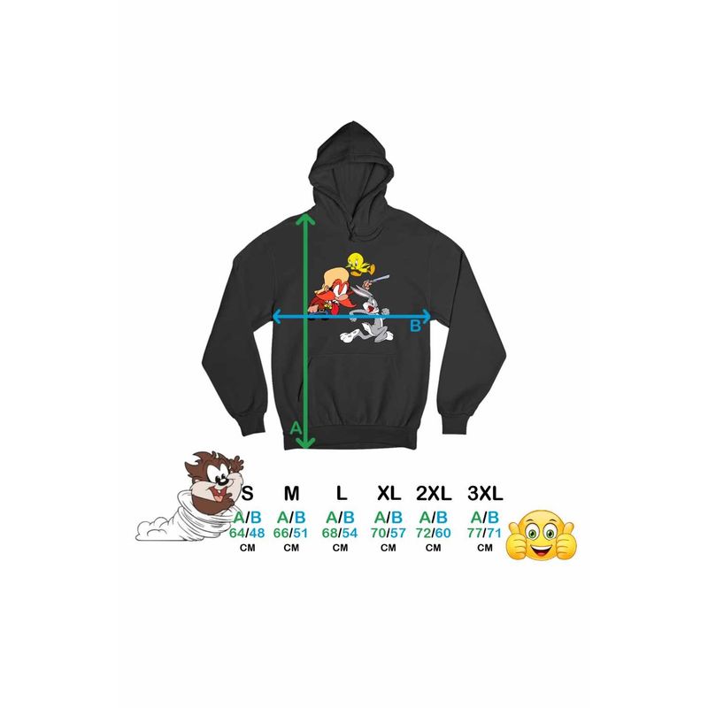 Fashion, accesorii si bijuterii - Femei - Imbracaminte femei - Hanorace femei - Hanorac Femei Yosemite Sam Tweety Bug Bunny Iepure, negru, marime S - Infinity.ro