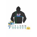 Fashion, accesorii si bijuterii - Femei - Imbracaminte femei - Hanorace femei - Hanorac Femei Zebrele Gemeni Zuza Zaza Peppa Pig, negru, marime S - Infinity.ro