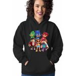 Fashion, accesorii si bijuterii - Femei - Imbracaminte femei - Hanorace femei - Hanorac Femei PJ Masks Roblox Minecraft, negru, marime S - Infinity.ro