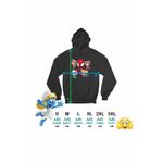 Fashion, accesorii si bijuterii - Femei - Imbracaminte femei - Hanorace femei - Hanorac Femei Super Pisicute Paienjenel, negru, marime S - Infinity.ro