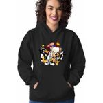 Fashion, accesorii si bijuterii - Femei - Imbracaminte femei - Hanorace femei - Hanorac Femei Taz Bugs Bunny Daffy Looney Tunes Eroi, negru, marime S - Infinity.ro