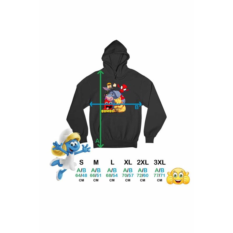 Fashion, accesorii si bijuterii - Femei - Imbracaminte femei - Hanorace femei - Hanorac Femei Banban Paienjenel Winnie Roblox, negru, marime S - Infinity.ro