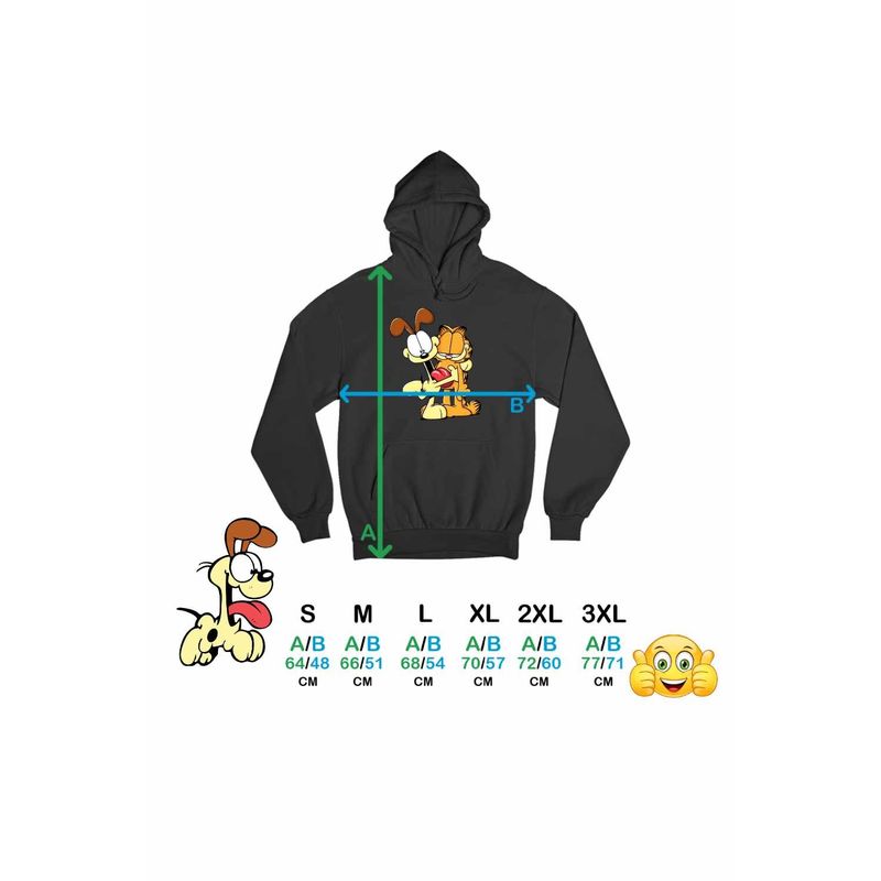Fashion, accesorii si bijuterii - Femei - Imbracaminte femei - Hanorace femei - Hanorac Femei Garfield Odie Best Friends, negru, marime S - Infinity.ro