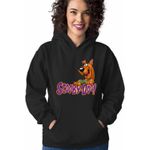 Fashion, accesorii si bijuterii - Femei - Imbracaminte femei - Hanorace femei - Hanorac Femei Scooby Doo Logo Where are you, negru, marime S - Infinity.ro