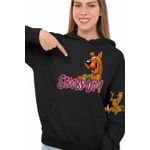 Fashion, accesorii si bijuterii - Femei - Imbracaminte femei - Hanorace femei - Hanorac Femei Scooby Doo Logo Where are you, negru, marime S - Infinity.ro