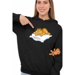 Fashion, accesorii si bijuterii - Femei - Imbracaminte femei - Hanorace femei - Hanorac Femei Garfield Somn Perna Nani, negru, marime S - Infinity.ro
