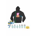Fashion, accesorii si bijuterii - Femei - Imbracaminte femei - Hanorace femei - Hanorac Femei Mama Purcelusa Peppa Pig, negru, marime S - Infinity.ro
