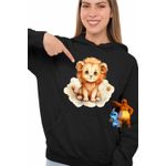 Fashion, accesorii si bijuterii - Femei - Imbracaminte femei - Hanorace femei - Hanorac Femei Leu Baby Zodiac Horoscop Leo Astrologie, negru, marime S - Infinity.ro