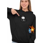 Fashion, accesorii si bijuterii - Femei - Imbracaminte femei - Hanorace femei - Hanorac Femei Squishmallows Moartea cu coasa, negru, marime S - Infinity.ro