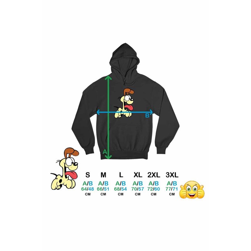 Fashion, accesorii si bijuterii - Femei - Imbracaminte femei - Hanorace femei - Hanorac Femei Garfield Odie Catel, negru, marime S - Infinity.ro