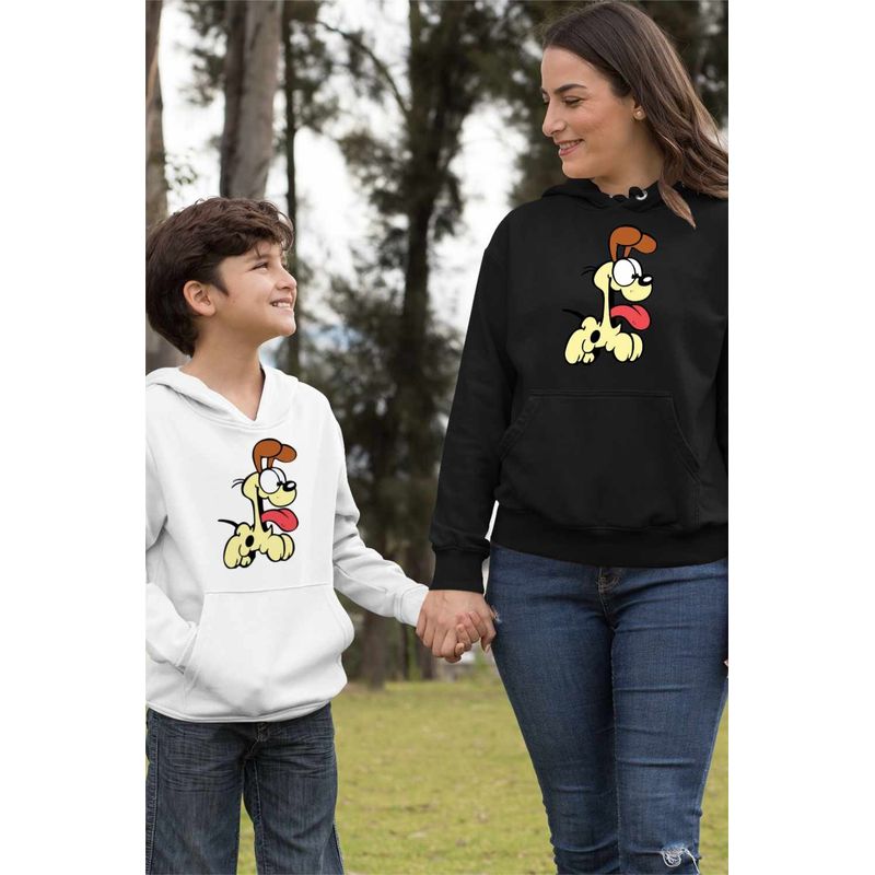 Fashion, accesorii si bijuterii - Femei - Imbracaminte femei - Hanorace femei - Hanorac Femei Garfield Odie Catel, negru, marime S - Infinity.ro