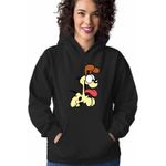 Fashion, accesorii si bijuterii - Femei - Imbracaminte femei - Hanorace femei - Hanorac Femei Garfield Odie Catel, negru, marime S - Infinity.ro