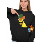 Fashion, accesorii si bijuterii - Femei - Imbracaminte femei - Hanorace femei - Hanorac Femei Tom si Jerry Verisor Boxer, negru, marime S - Infinity.ro