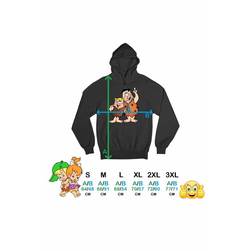 Fashion, accesorii si bijuterii - Femei - Imbracaminte femei - Hanorace femei - Hanorac Femei Familia Flintstone Fred Barney Epoca de Piatra, negru, marime S - Infinity.ro