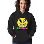 Fashion, accesorii si bijuterii - Femei - Imbracaminte femei - Hanorace femei - Hanorac Femei Banban Slow Seline Gradinita, negru, marime S - Infinity.ro