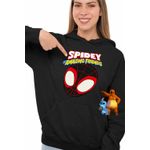 Fashion, accesorii si bijuterii - Femei - Imbracaminte femei - Hanorace femei - Hanorac Femei Spin Paienjenelul Marvel, negru, marime S - Infinity.ro