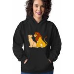 Fashion, accesorii si bijuterii - Femei - Imbracaminte femei - Hanorace femei - Hanorac Femei Mufasa Sarabi Lion King, negru, marime S - Infinity.ro