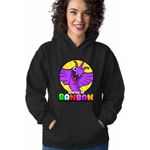 Fashion, accesorii si bijuterii - Femei - Imbracaminte femei - Hanorace femei - Hanorac Femei Banban Silent Steve Cobra Gradina, negru, marime S - Infinity.ro