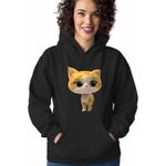 Fashion, accesorii si bijuterii - Femei - Imbracaminte femei - Hanorace femei - Hanorac Femei SuperKitties Sclipi Sparks Super Pisicute, negru, marime S - Infinity.ro