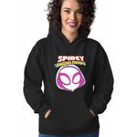 Fashion, accesorii si bijuterii - Femei - Imbracaminte femei - Hanorace femei - Hanorac Femei Fantoma Paianjen Spidey, negru, marime S - Infinity.ro