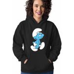 Fashion, accesorii si bijuterii - Femei - Imbracaminte femei - Hanorace femei - Hanorac Femei Strumfii Somnorosul Somnorila, negru, marime S - Infinity.ro