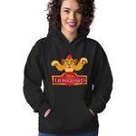 Fashion, accesorii si bijuterii - Femei - Imbracaminte femei - Hanorace femei - Hanorac Femei Lion Guard Kion Garda Felina, negru, marime S - Infinity.ro