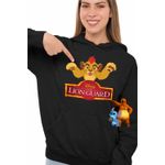 Fashion, accesorii si bijuterii - Femei - Imbracaminte femei - Hanorace femei - Hanorac Femei Lion Guard Kion Garda Felina, negru, marime S - Infinity.ro