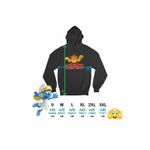 Fashion, accesorii si bijuterii - Femei - Imbracaminte femei - Hanorace femei - Hanorac Femei Lion Guard Kion Garda Felina, negru, marime S - Infinity.ro