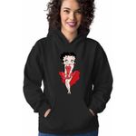 Fashion, accesorii si bijuterii - Femei - Imbracaminte femei - Hanorace femei - Hanorac Femei Betty Boop Rochie Marilyn Monroe, negru, marime S - Infinity.ro