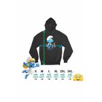 Fashion, accesorii si bijuterii - Femei - Imbracaminte femei - Hanorace femei - Hanorac Femei Strumful Tamplar Constructii Dulgher, negru, marime S - Infinity.ro