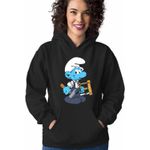 Fashion, accesorii si bijuterii - Femei - Imbracaminte femei - Hanorace femei - Hanorac Femei Strumful Tamplar Constructii Dulgher, negru, marime S - Infinity.ro