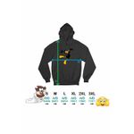 Fashion, accesorii si bijuterii - Femei - Imbracaminte femei - Hanorace femei - Hanorac Femei Daffy Duck Ratoi Negru, negru, marime S - Infinity.ro