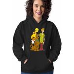 Fashion, accesorii si bijuterii - Femei - Imbracaminte femei - Hanorace femei - Hanorac Femei Speedy Gonzales Scooby Doo Tweety, negru, marime S - Infinity.ro