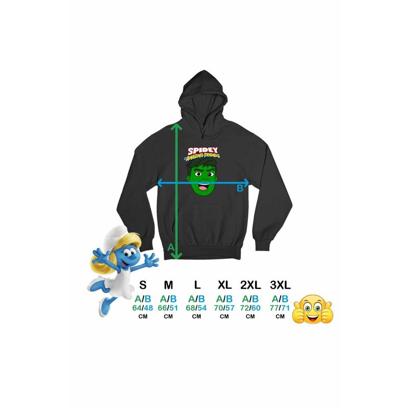 Fashion, accesorii si bijuterii - Femei - Imbracaminte femei - Hanorace femei - Hanorac Femei Hulk Spidey Marvel hulc, negru, marime S - Infinity.ro