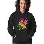 Fashion, accesorii si bijuterii - Femei - Imbracaminte femei - Hanorace femei - Hanorac Femei Owlette Creeper Garda Felina Kion, negru, marime S - Infinity.ro