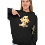 Fashion, accesorii si bijuterii - Femei - Imbracaminte femei - Hanorace femei - Hanorac Femei Wile Coiot Bebelus Trist, negru, marime S - Infinity.ro