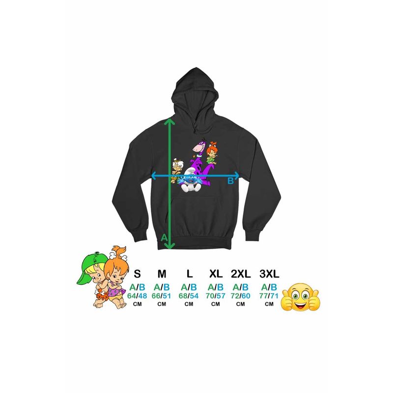 Fashion, accesorii si bijuterii - Femei - Imbracaminte femei - Hanorace femei - Hanorac Femei Familia Flintstone Dino Bebe Strumf Pebbles Bamm Bamm, negru, marime S - Infinity.ro